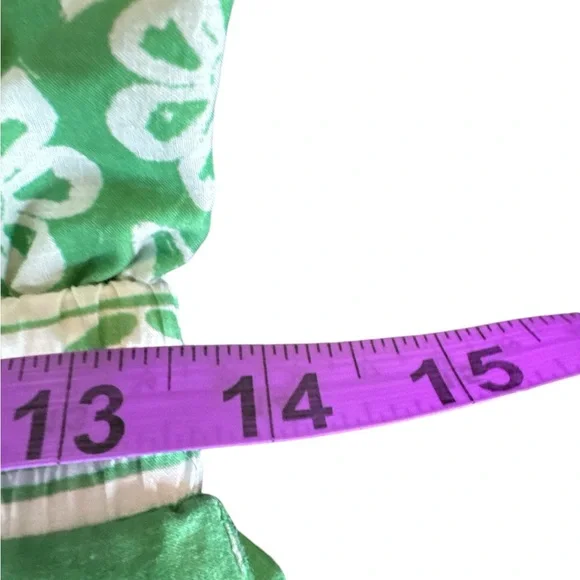 FARM RIO Sweet Garden Green Maxi Dress in Sweet Garden Green, Size S. - Picture 15 of 16